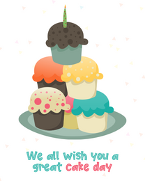 Cake Day virtual Birthday eCard greeting