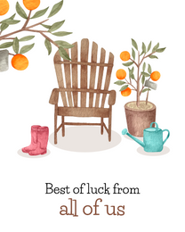 Best Of Luck online Retirement Card | Virtual Retirement Ecard