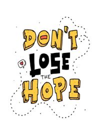 Lose Hope Quote online Motivation & Inspiration Card
