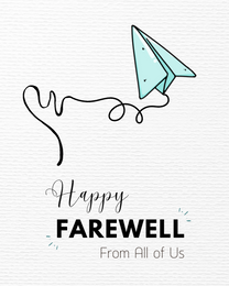 Leaving Team online Farewell Card | Virtual Farewell Ecard