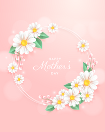 Floral online Mother Day Card