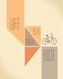 Crazy Ride online Motivation & Inspiration Card | Virtual Motivation & Inspiration Ecard