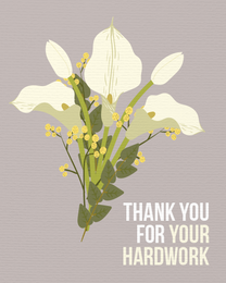 Your Hardwork online Employee Appreciation Card | Virtual Employee Appreciation Ecard