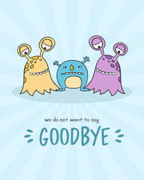 Goodbye virtual Farewell eCard greeting