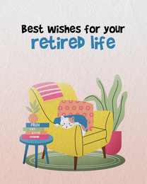 Retired Life online Retirement Card | Virtual Retirement Ecard