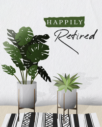 Happily online Retirement Card | Virtual Retirement Ecard