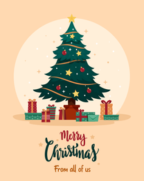 Gifts virtual Christmas eCard greeting