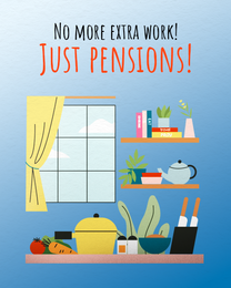Just Pensions online Retirement Card | Virtual Retirement Ecard