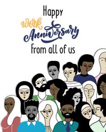 Work Anniversary Cards | Employee Anniversary Ecards