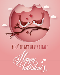 Better Half online Valentine Card