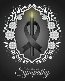 Flowers online Sympathy Card