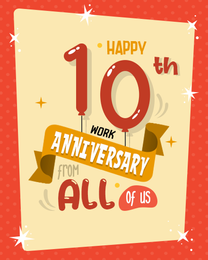 Work Anniversary Cards | Employee Anniversary Ecards