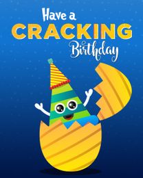 Cracking online Birthday Card