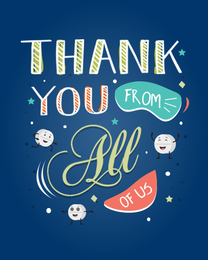 All online Thank You Card