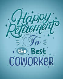 Best Coworker online Retirement Card