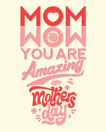 Amazing online Mother Day Card