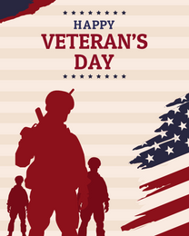 Celebration online Veterans Card