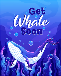 Whale online Get Well Soon Card