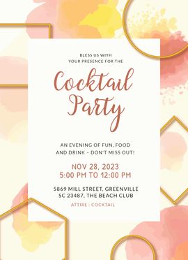 cocktail invitation