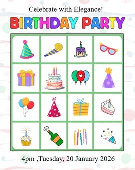 Birthday Fun Board invitation