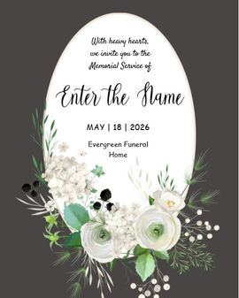 Cherishing His Legacy invitation