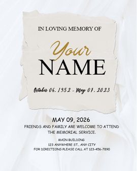 Farewell With Gratitude invitation