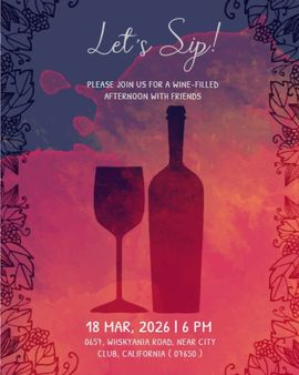 Let's Sip invitation
