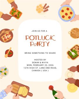 Share Food invitation