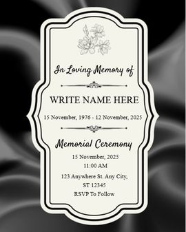 Sharing Memories Together invitation