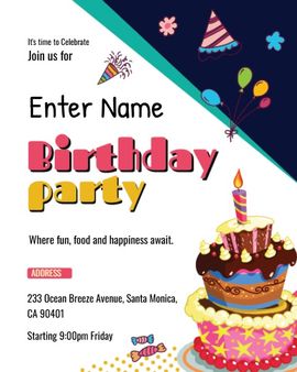 Sweet Treats Bash invitation