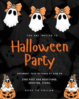 halloween party invitation