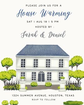 house invitation