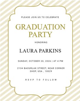 lining bg invitation