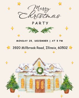 snow home invitation