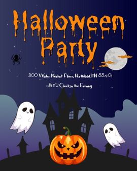 Spooky Skyline Soirée invitation