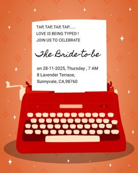 tap tap tap invitation