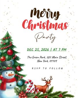 tree bells invitation