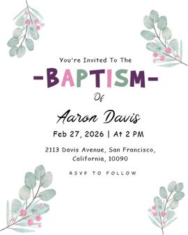 typography invitation