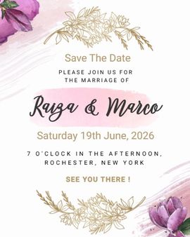 save the date invitation
