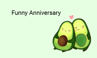 create Funny Anniversary group cards