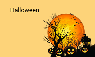 create Halloween group cards