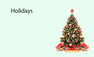 create Holidays group cards