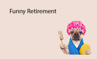 create Funny Retirement group cards