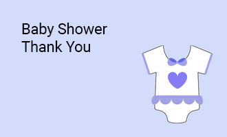 create Baby Shower Thank You group cards
