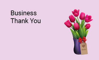 create Business Thank You group cards
