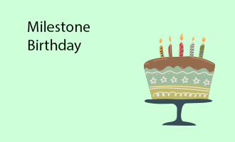 create Milestone Birthday group cards