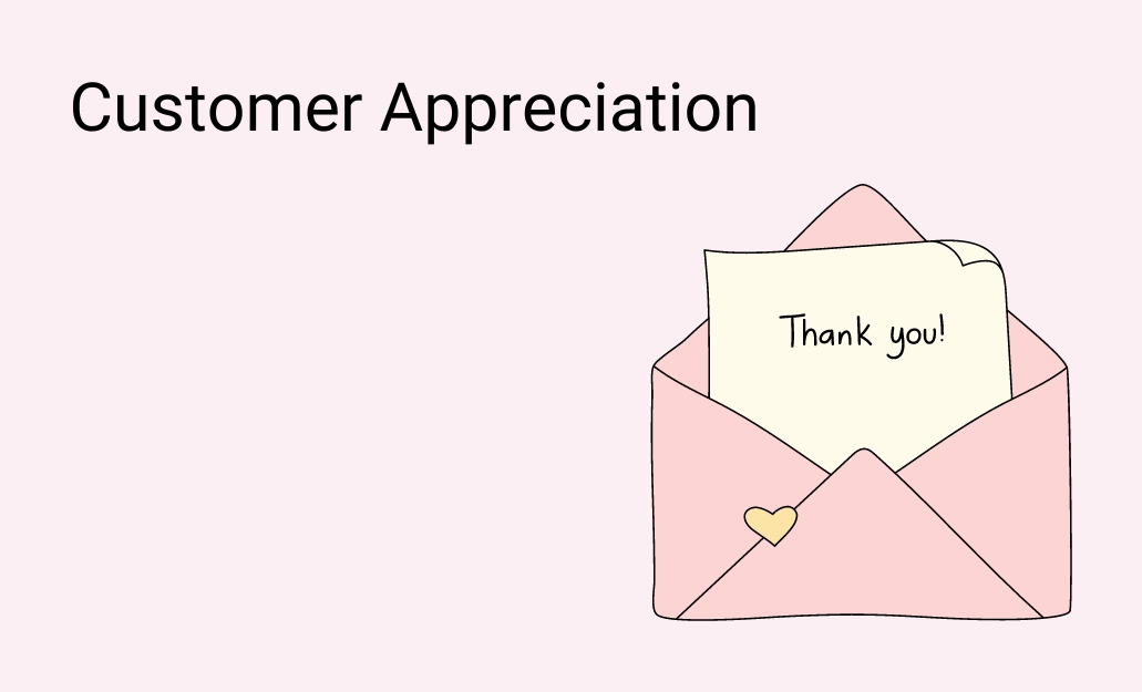 customer appreciation group greeting cards