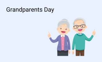 grandparents day group greeting cards
