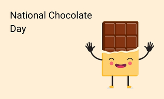 national chocolate day group greeting cards