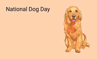 national dog day group greeting cards